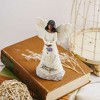 Pavilion Gift Company - Bless this Home - 6" EBN Angel Holding Bird House - Decorative Objects - 2 of 4