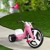 Radio Flyer Big Flyer Sport with Large Front Wheel and Adjustable Seat for Kids, Outdoor Activities, and Recreational Sports, Pink - 4 of 4