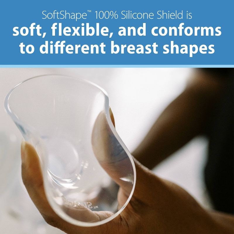 Dr. Brown&#39;s Customflow Double Electric Breast Pump with SoftShape Silicone Shields Hospital Strength, 6 of 25