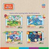 MasterPieces Kids 4-Pack Jigsaw Puzzle Set - World of Animals Collection -  100 Pieces Each - 8x10