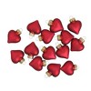 Northlight 56ct Red Matte Finish Glass Heart Christmas Ornaments - 1.75" (50mm) - 56ct - image 2 of 2