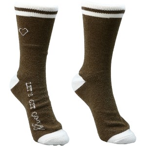 Pavilion Gift Company - Cozy - Ladies Crew Sock - Socks - 1 of 4