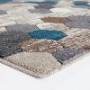 Luxe Weavers Beige Aqua Modern Geometric 5x7 Area Rug - 4 of 4