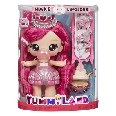 Yummiland Large Doll + Lipgloss Pet - Bianca Bubblegum : Target