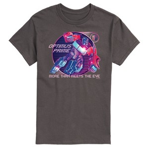 Men's - Transformers - Optimus Prime Verse Badge Short Sleeve Graphic T-Shirt - 1 of 4