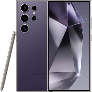 SAMSUNG Galaxy S24 Ultra Cell Phone, 512GB AI Smartphone, Unlocked Android, 50MP Zoom Camera, Long Battery Life, S Pen, US Version, Titanium Violet - 1 of 4