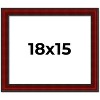 PosterPalooza | Weathered Red Picture Frame - UV Acrylic, Backing Board, Hanging Hardware Included - 2 of 4