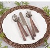 Saro Lifestyle Flat Handle Flatware, Copper - 3 of 3