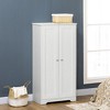 NicBex 55 Inch Tall Kitchen Pantry Storage Cabinet with 2 Doors and Adjustable Shelves for Dining Room,Bathroom,Kitchen,White - 2 of 4