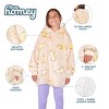 The Bare Homey - Kids Wearable Blanket - Fleece Side Pockets - 3 of 4