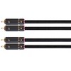 Monoprice Male RCA Two Channel Stereo Audio Cable - 15 Feet - Black, Gold Plated Connectors, Double Shielded With Copper Braiding - Onix Series - image 2 of 4