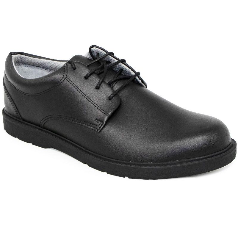 School Issue Boy's Scholar Dress Oxford Shoe, Black 9, MED, 2 of 8