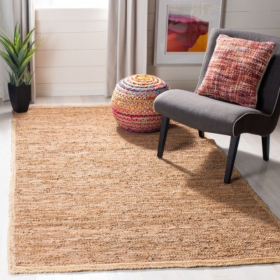 Cape Cod Camel Natural Handwoven Wool Cotton Area Rug