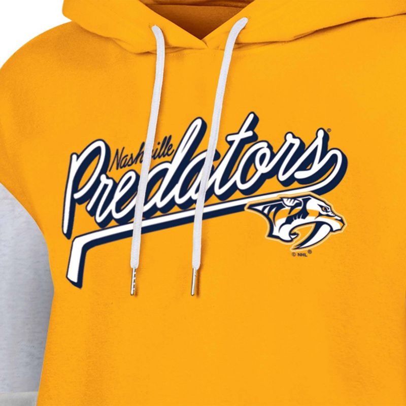NHL Nashville Predators Women&#39;s Fleece Hooded Sweatshirt, 3 of 4