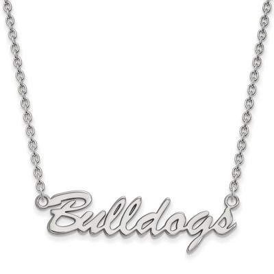 Black Bow Jewelry Sterling Silver Georgia Bulldogs NCAA Necklace 18 Inch
