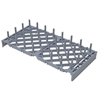 Quantum Storage Systems Millenia Pronged Drying Rack Section, 12"W X 24"D, 1.5" Spacing Between Prongs