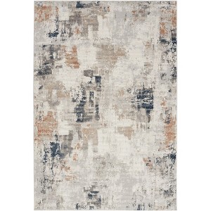 Nourison Home Texture Tonal Indoor Area Rug Grey Blue 7'10" x 9'10" - 1 of 4