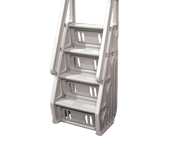 Vinyl Works Deluxe In Step 46 - 60" Above Ground Swimming Pool Ladder, Taupe