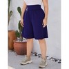 Clearlove Women's Plus Size Wide Leg Pants Casual Loose Lounge Pants with Pockets - 3 of 4