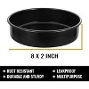 Nattork 8-Inch Round Cake Pan Set of 3 - 2 of 4
