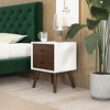 NicBex Modern Minimalist 2-Drawer Nightstand Bedside Table with Angled Legs End Table for Bedroom, Living Room - 2 of 4
