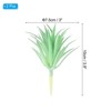Unique Bargains Small Unpotted Realistic Textured Decoration Artificial Succulent Plants - 2 of 4