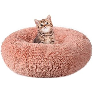 rabbitgoo Cat Beds for Indoor Cats, 20 inches Cat  Self Warming for Small Dogs Kittens, Light Pink, Medium - 1 of 1