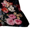 16"x16" Burcu Korkmazyurek Midnight Garden Square Throw Pillow Black - Deny Designs: Abstract Design, Removable Cover, Indoor Use - 2 of 4