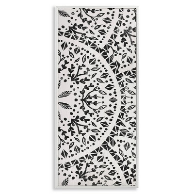Stupell Industries Boho Fractal Pattern Study, 10" x 24"