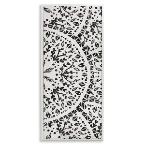 Stupell Industries Boho Fractal Pattern Study, 10" x 24" - 1 of 4