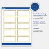 Avery Printable Rectangle Labels, Gold Beads, 2" x 4", Matte White Rectangle Labels, Permanent, Laser/Inkjet, 100ct, Great for Product Labels - 3 of 4