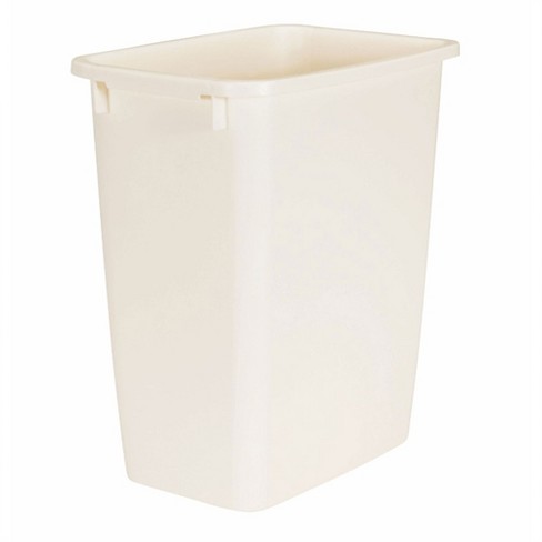 Rubbermaid 21 Quart Traditional Kitchen, Bathroom, and Office Wastebasket  Trash Can, Bisque