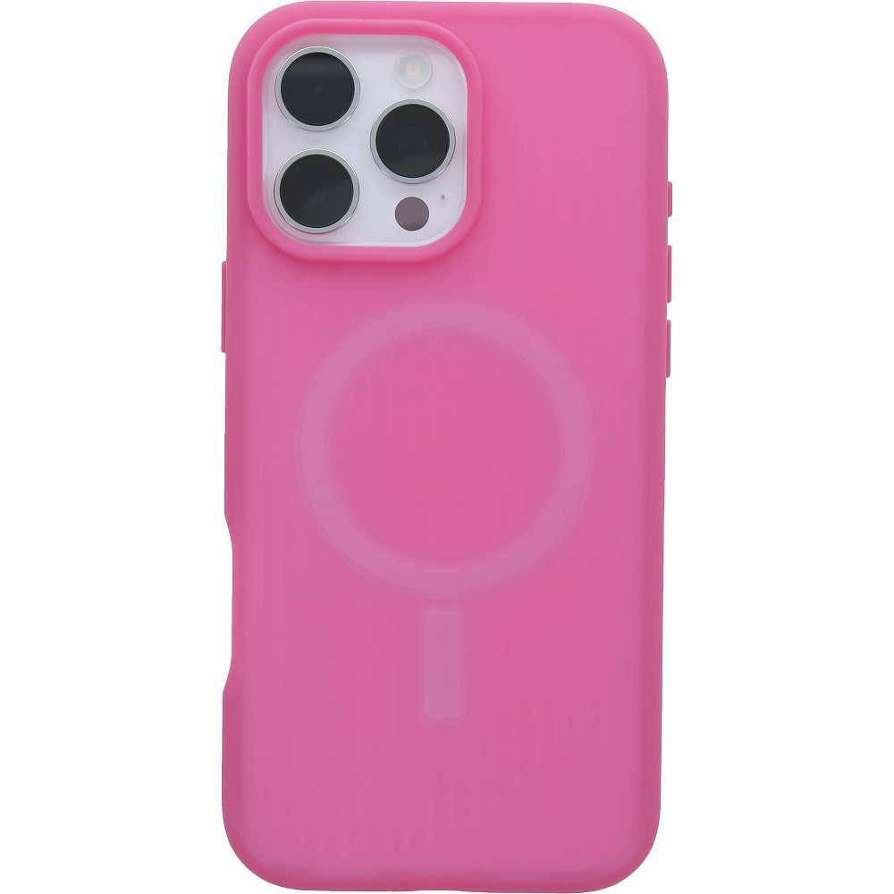 OtterBox Apple iPhone 16 ProMax Symmetry Series Soft Touch for MagSafe Case - Foxberry Pink