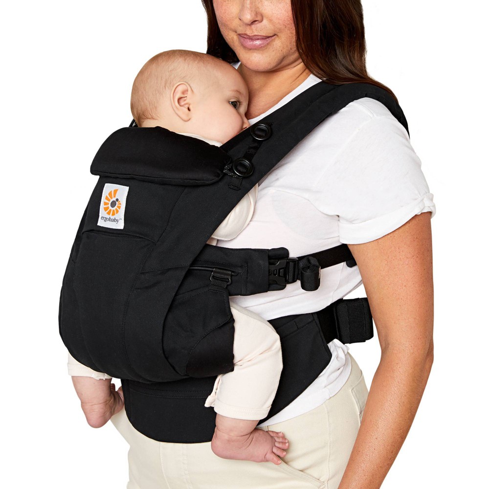 Ergobaby Omni Dream Baby Carrier - Soft Touch Cotton, All-Position Adjustable - Black -  85606354