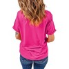 Women's Casual Plain Crew Neck Tee - Full Time Purchase - 2 of 4