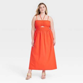 Women's Smocked Cut-Out Maxi Sundress - Universal Thread™