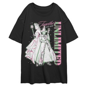 Juniors Wicked Elphaba and Glinda Together Quote T Shirt - 1 of 4
