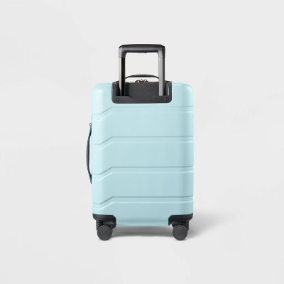 Hardside Carry On Suitcase Muddy Aqua - Open Story