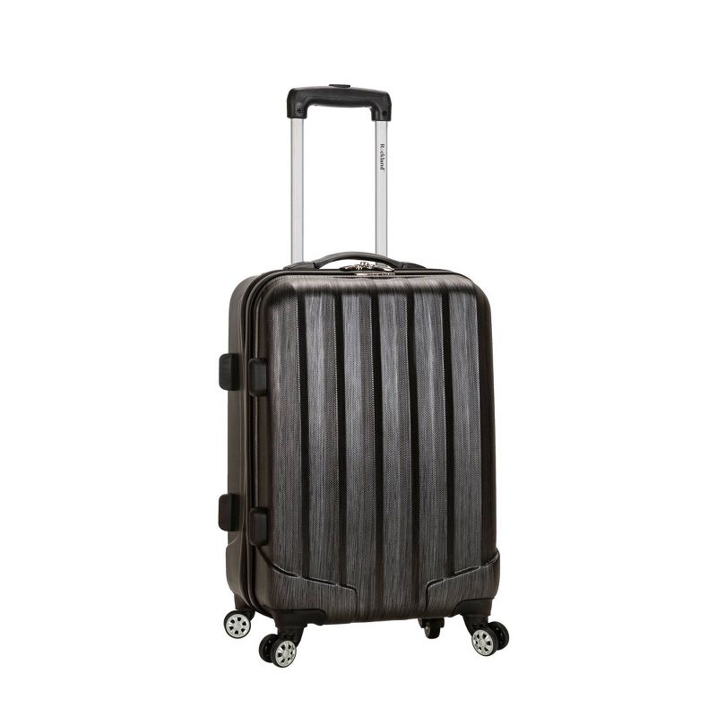 Rockland Melbourne Expandable ABS Hardside Carry On Spinner Suitcase, 1 of 9