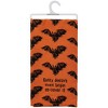 Primitives By Kathy 26.0 Inch Batty Creepin' Meow Kitchen Towels Halloween Hand Towel Set , (2PC) - 3 of 3