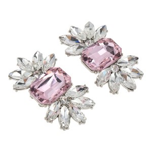Unique Bargains Floral with Detachable Clip Shoe Accessories 2 Pcs - 1 of 4