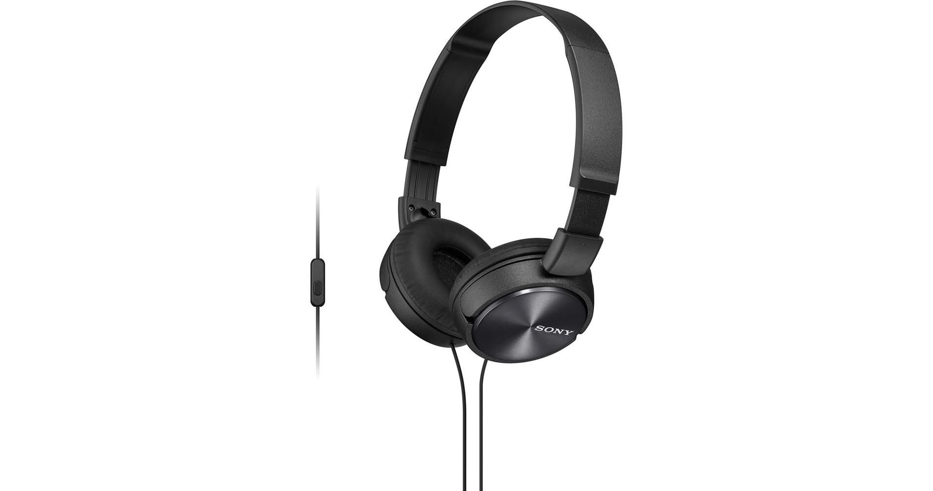 Sony MDR-ZX310AP ZX Series On Ear Headphones Stereo Headset with Mic (Manufacturer Refurbished)