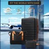 3 Piece Luggage Set, ABS Hardshell Suitcase Set with TSA Lock, Spinner Wheels, 20 Inch Durable Carry On Luggage Set - 4 of 4