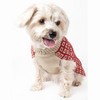 Pet Life (R) Butterscotch Box Weaved Heavy Cable Knitted Designer Turtle Neck Dog Sweater - 2 of 4