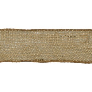 May Arts Wired Burlap Ribbon 2-1/2"X10yd-Natural - 1 of 1