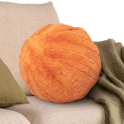 Cheer Collection 10" Plush Ball Throw Pillow with Removable Washable Cover