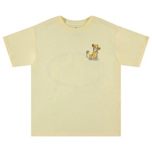 Ladies Lion King Fashion Shirt - Ladies Classic Hakuna Matata Clothing - Disney Lion King Simba Mufasa Timon and Pumba Side Slit Tee - 1 of 4