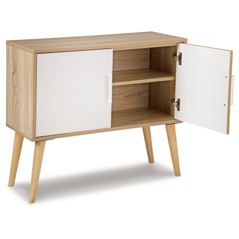 Orinfield Accent Cabinet Natural/White - Signature Design by Ashley, 3 of 9