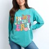 Simply Sage Market Women's In My Teacher Era Colorful Long Sleeve Garment Dyed Tee - 2 of 4