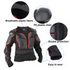 Unique Bargains Dirt Bike Motorcycle Riding Protective Full Body Armor Thorax Back Backbone Protector for Off-Road Cycling Red Size L - 3 of 4